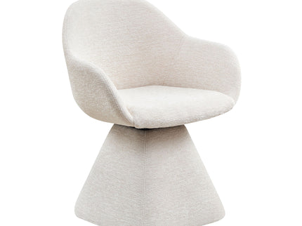 180° Rotating Accent Chair For Living Room - Beige