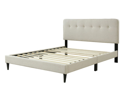 Upholstered Bed Compact With USB