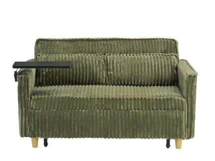 Pull Out Sofa With Movable Tabletop And USB Ports