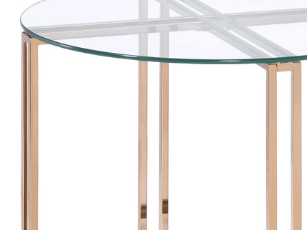 Veises - End Table - Champagne