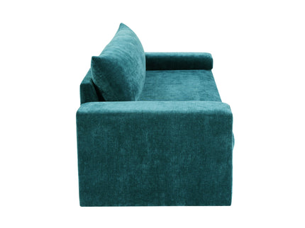 Upholstered 3 Seater Sofa With Wide Armrests