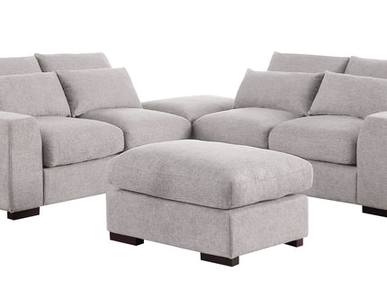 Tatman - Sectional With 2 Ottomans