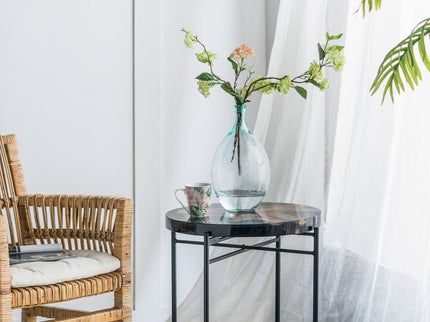 Side Table - Black / Brown