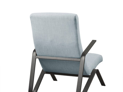 Manhattan - Accent Chair With High Back Support - Light Blue