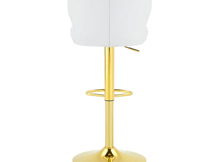 Adjustable Swivel Bar Chair With High Back Support