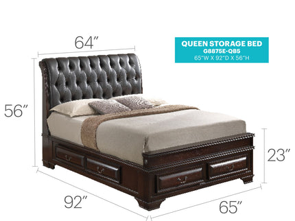 LaVita - Storage Bed Elegant Transitional