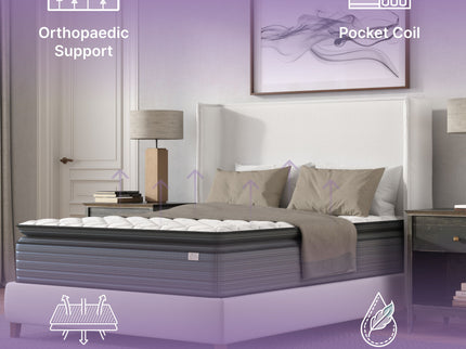 Isabella - 14" Hybrid Pillow Top Mattress