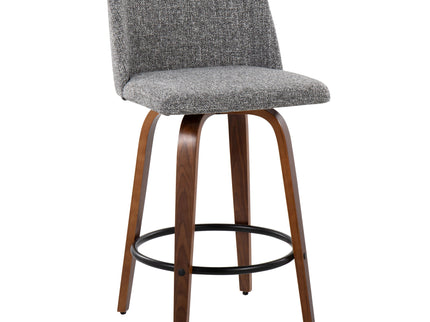 Toriano - Mid Century Modern, Counter Stool (Set of 2)