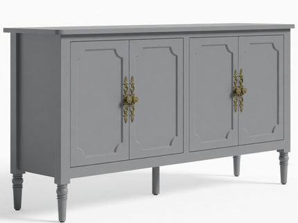 Vintage Buffet Cabinet With Adjustable Shelves