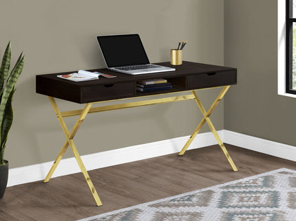 Computer Desk For Home Office, Laptop, Storage Drawers, Contemporary & Modern - Espresso