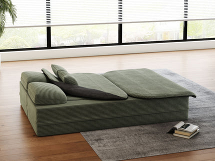 2 In 1 Foldable Sofa Bed With Multi Functional Blanket