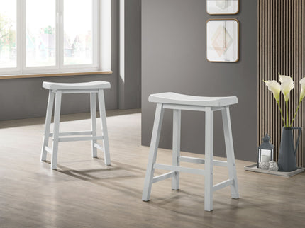 Alonzo - 17.5" Backless Ergonomic Counter Height Stool (Set of 2)