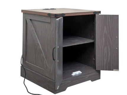 Nightstand With Adjustable Shelf