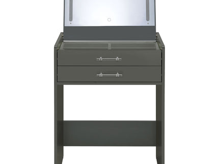 Ayuba - 3 Drawer Makeup Vanity Table With Mirror And Stool