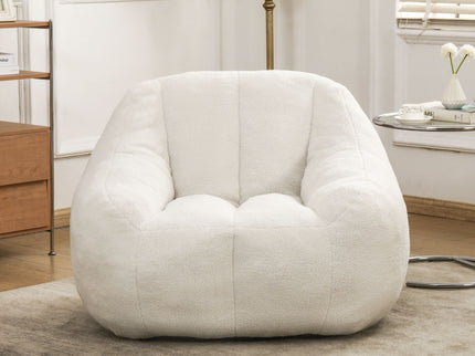 Comfy Bean Bag Chair With Memory Foam Filler, Tufted Soft