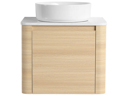Mounted Bathroom Vanity With Art Sink & 2 Soft Close Doors