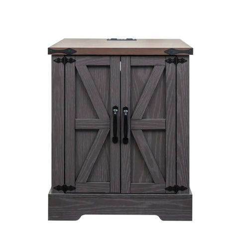 Nightstand With Adjustable Shelf