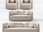 Beige / 4 Pc. Sofa, Loveseat, 2 Chairs
