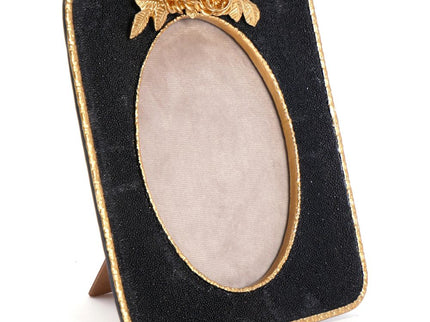 Vintage Photo Frame - Gold / Black