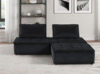 Black / 3 Pc. Sectional