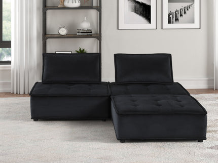 Anna - Stylish Sectional Sofa Ottoman