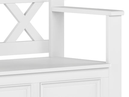 Amherst - Small Transitional Entryway Storage Bench