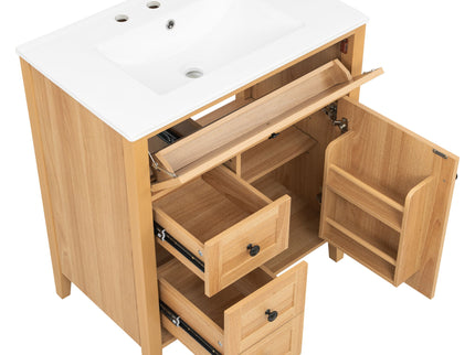 Bathroom Vanity With Sink, Soft Closing Cabinet