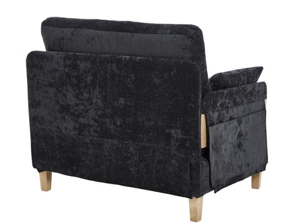 Mid Century Modern Foldable Sofa Bed, 3 In 1 Convertible Sleeper With 3 Pillows