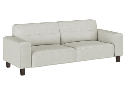 Xana - 2 Piece Upholstered Track Arm Sofa Set - Greige