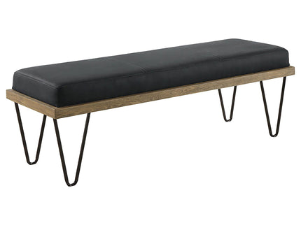 Upholstered Bench - Dark Blue
