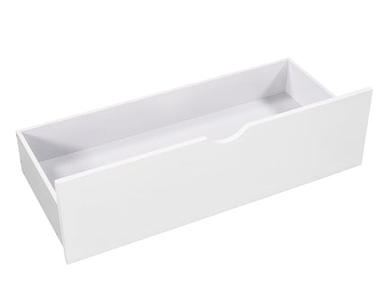 L Shaped Platform Bed With Trundle And Drawers Linked With Built In Desk