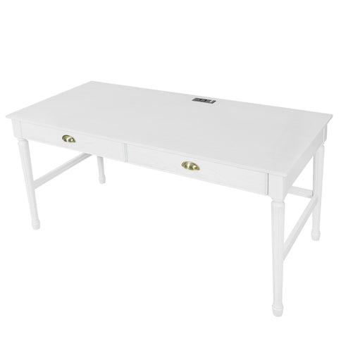 Modern Writing Desk With Drawers For Home Office