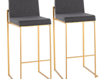 Fuji - Contemporary Design High Back Barstool