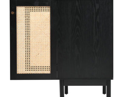 Bathroom Vanity With Soft Closing Mechanism - Black