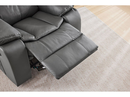 Recliner Chair With Vibration And Heating - Gray