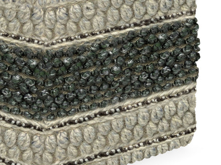 Grady - Handcrafted Square Pouf