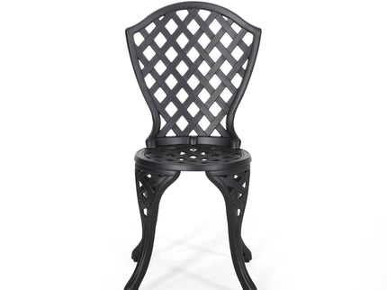 Bono Metal Bistro Set - Black