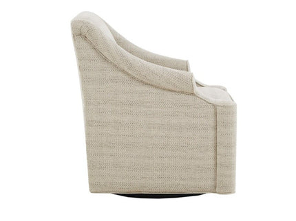 Justin - Swivel Glider Chair With 360 Degree Rotation - Tan