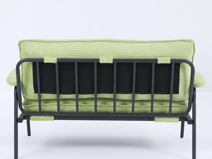 Modern Metal Frame Sofa With Sponge Filling For Compact Spaces And Versatile Use