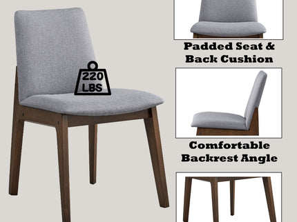 Kaela - Side Chair (Set of 2) - Light Gray