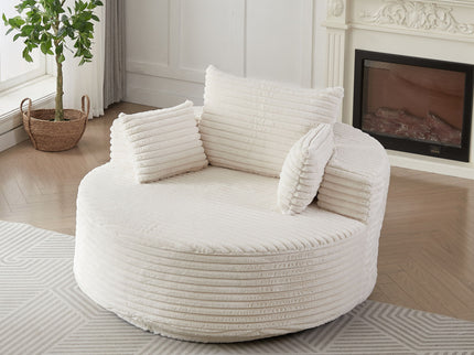 Swivel Chair With 360° Rotation For Living Room