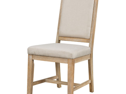 Dining Set & Extendable Round Table And 4 Upholstered Chairs