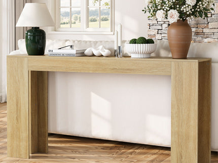 Farmhouse Style Extra Long Walnut Console Table