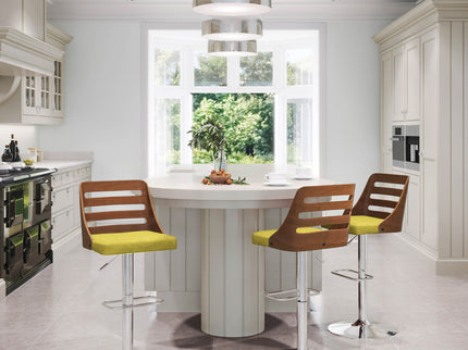 Trevi - Mid Century Modern Adjustable Barstool With Swivel