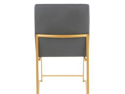 Fuji - Contemporary Stylish Frame, High Back Dining Chair (Set of 2)