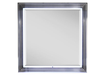 Moon - Smooth Mirror With LED - White