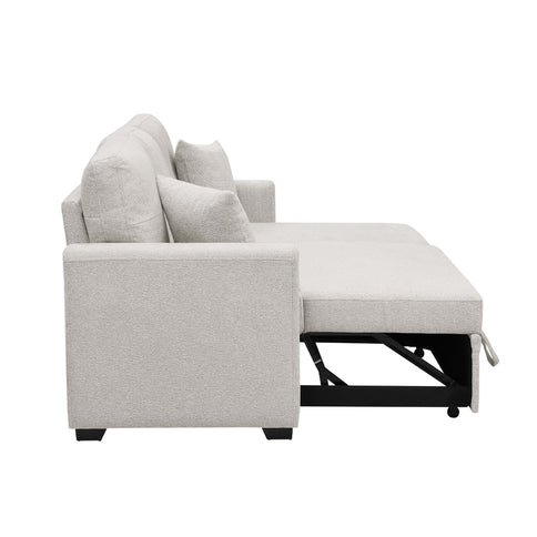 Upholstered Sectional With Pull Out Bed And Chaise Storage