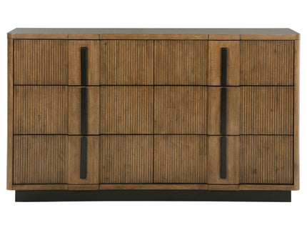Moraga - 6 Drawer Dresser Cabinet - Ash Brown