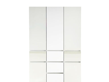 Elise - Modular Closet System With Mirror - White