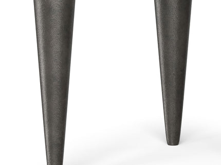 Otto - Cast Aluminum Side Table - Black